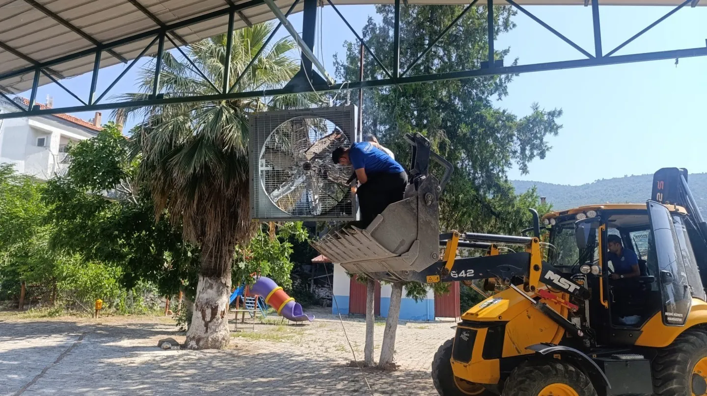 Bozdoğan’da cemiyetlere serin dokunuş: Sosyal tesisler yenilendi