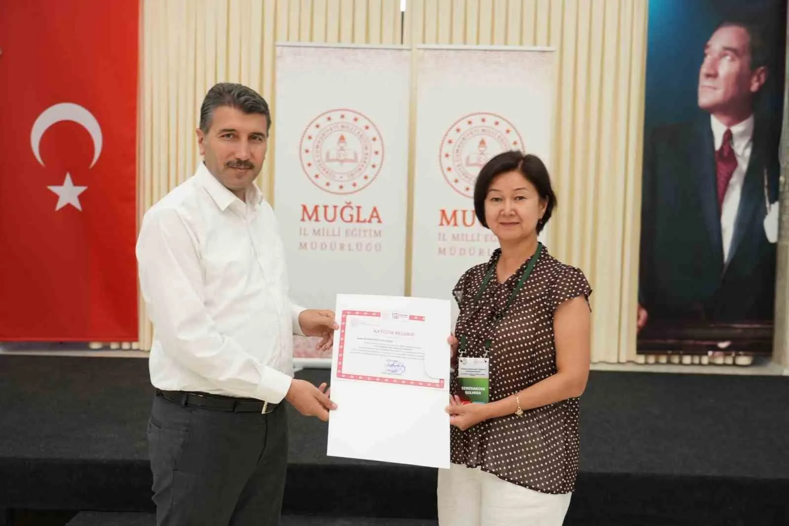 Kazakistanlı eğitimciler Muğla’da Türkçe köprüsü kurdu