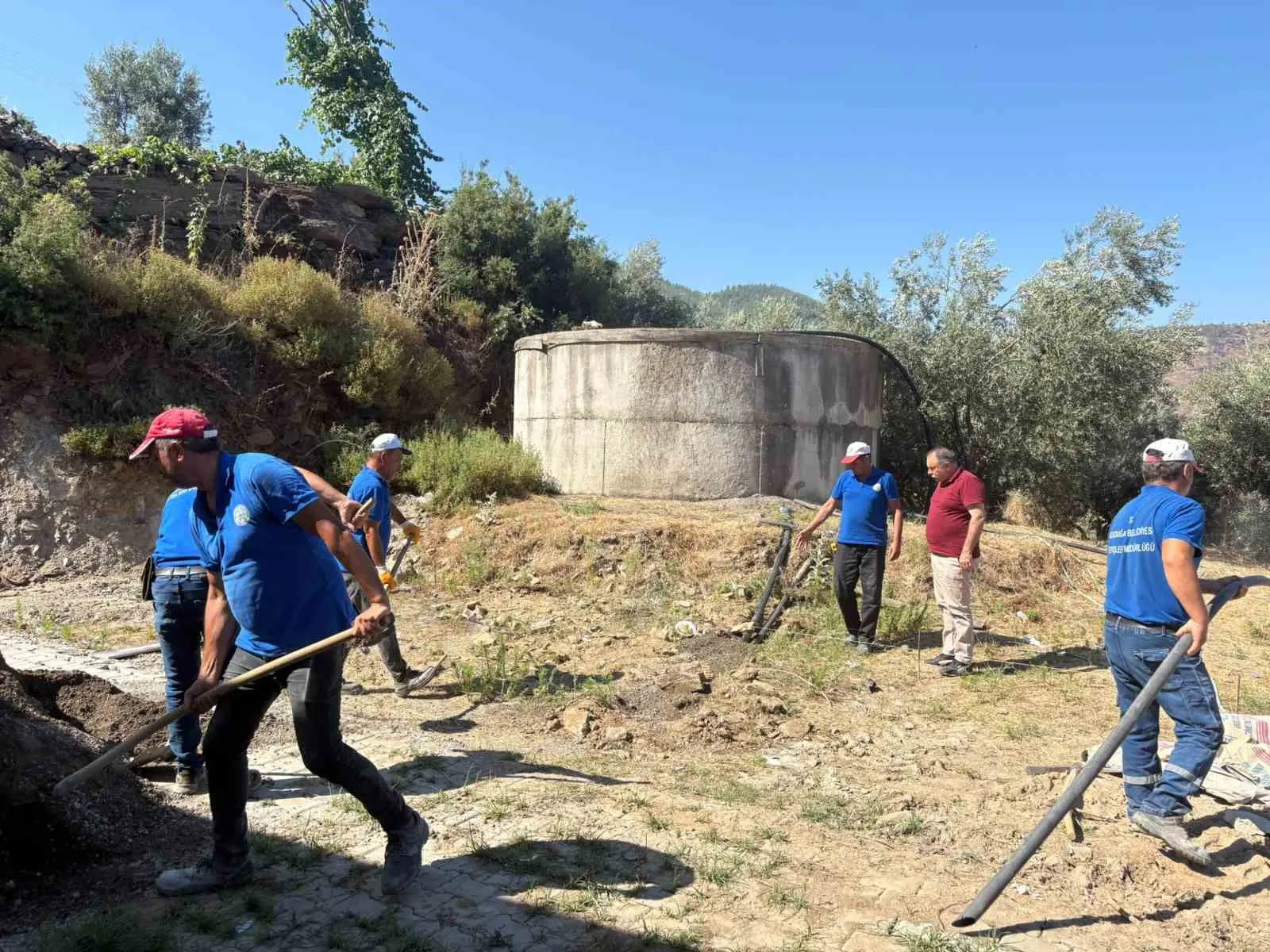 Bozdoğan’da şantiye denetimi: Başkan Yardımcısı Öztaban sahadaki tempoyu artırdı
