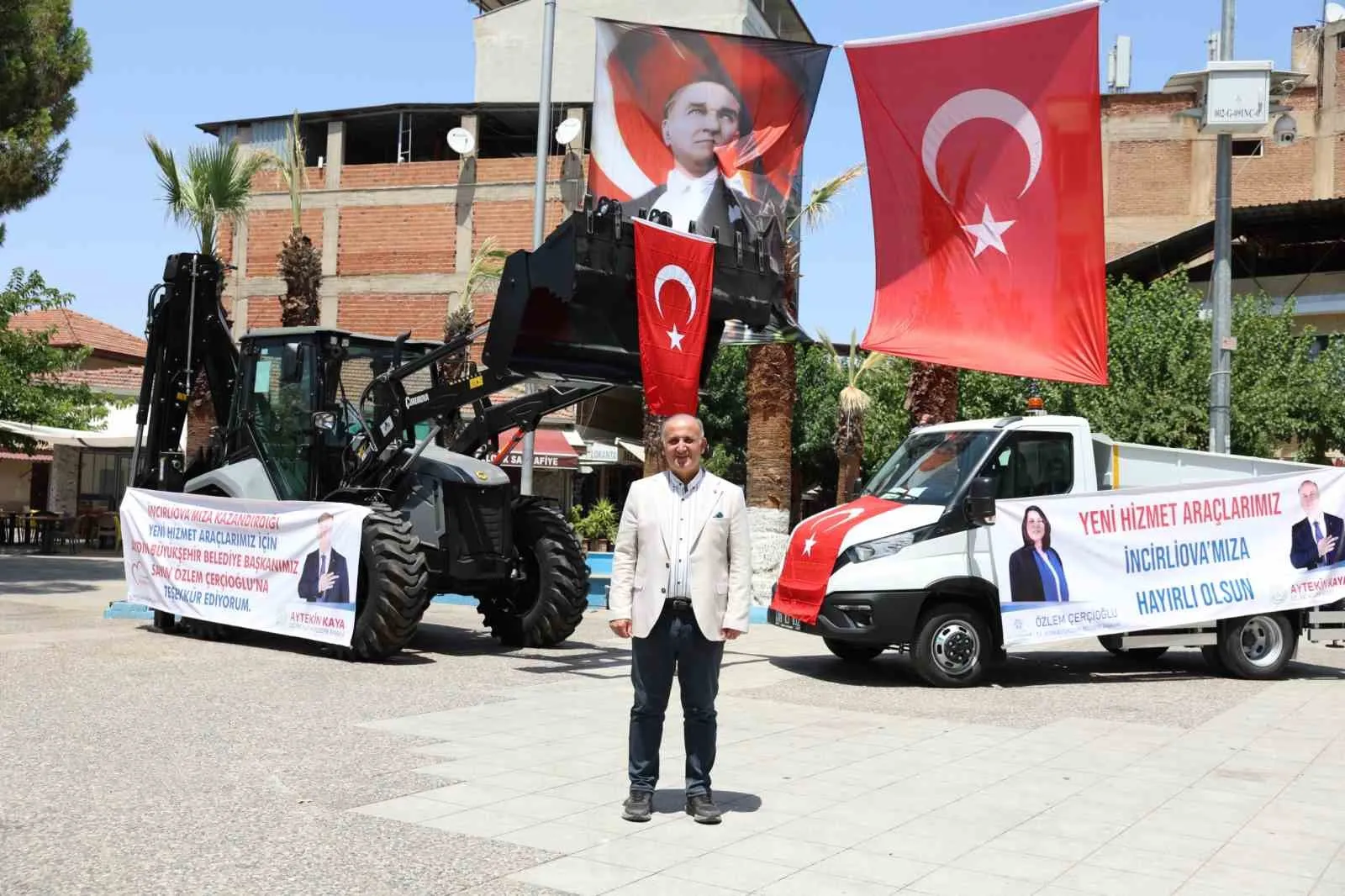 İncirliova’da hizmet filosu büyüyor: Başkan Kaya’dan yeni araç müjdesi