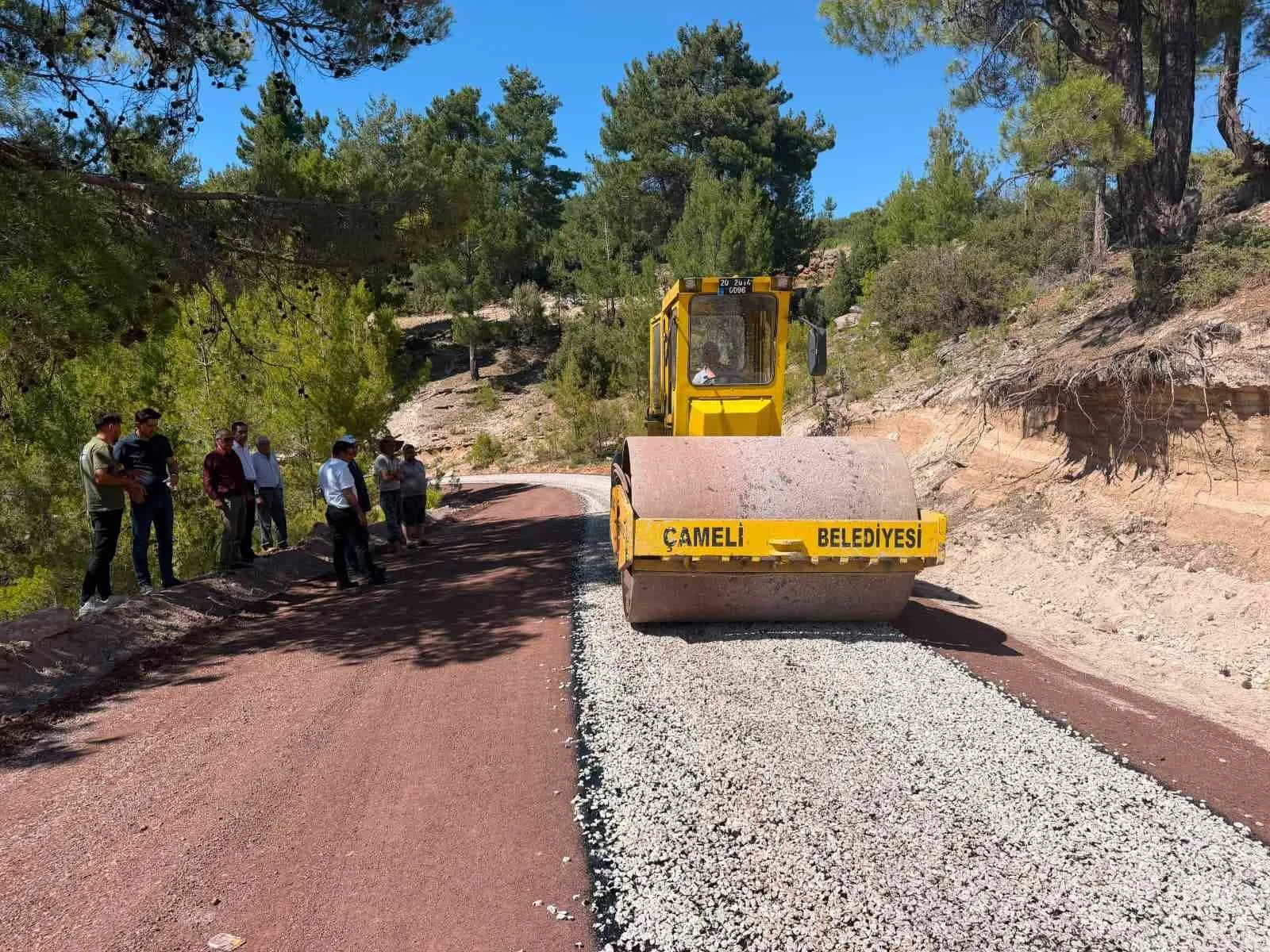 Çameli’nde ulaşım hamlesi: Asfalt sezonu Kolak’tan start aldı