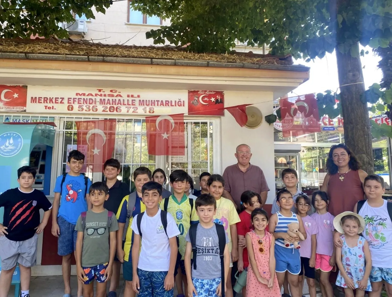 Merkez Efendi’nin minikleri havuzda kulaç attı: Yaz tatili sporla renklendi
