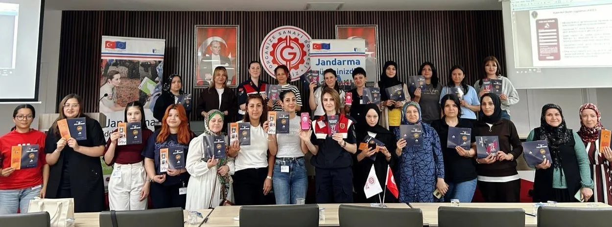 Sanayide çalışan kadınlara jandarmadan hayat kurtaran dokunuş