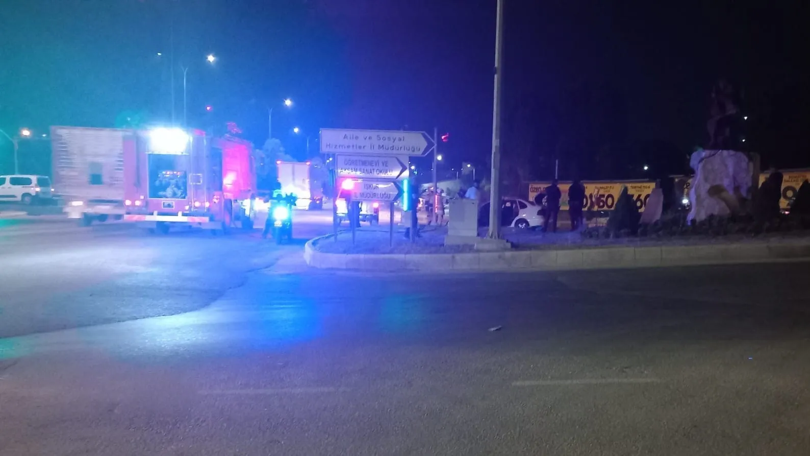 Kütahya trafiğinde korku dolu anlar: Seyir halindeki otomobil alevlere teslim oldu