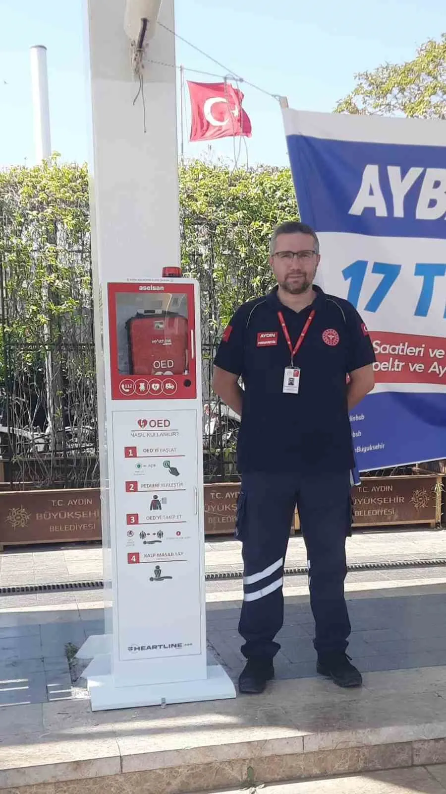 Aydın’da kritik saniyeler için yerli çözüm: Hayat kurtaran cihazlar meydanlara indi