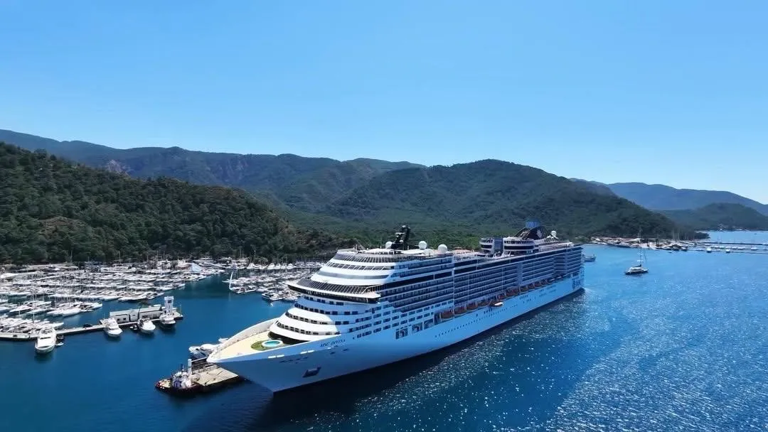 Marmaris limanında dev hareketlilik: Kruvaziyer turizminde hedef 250 bin ziyaretçi