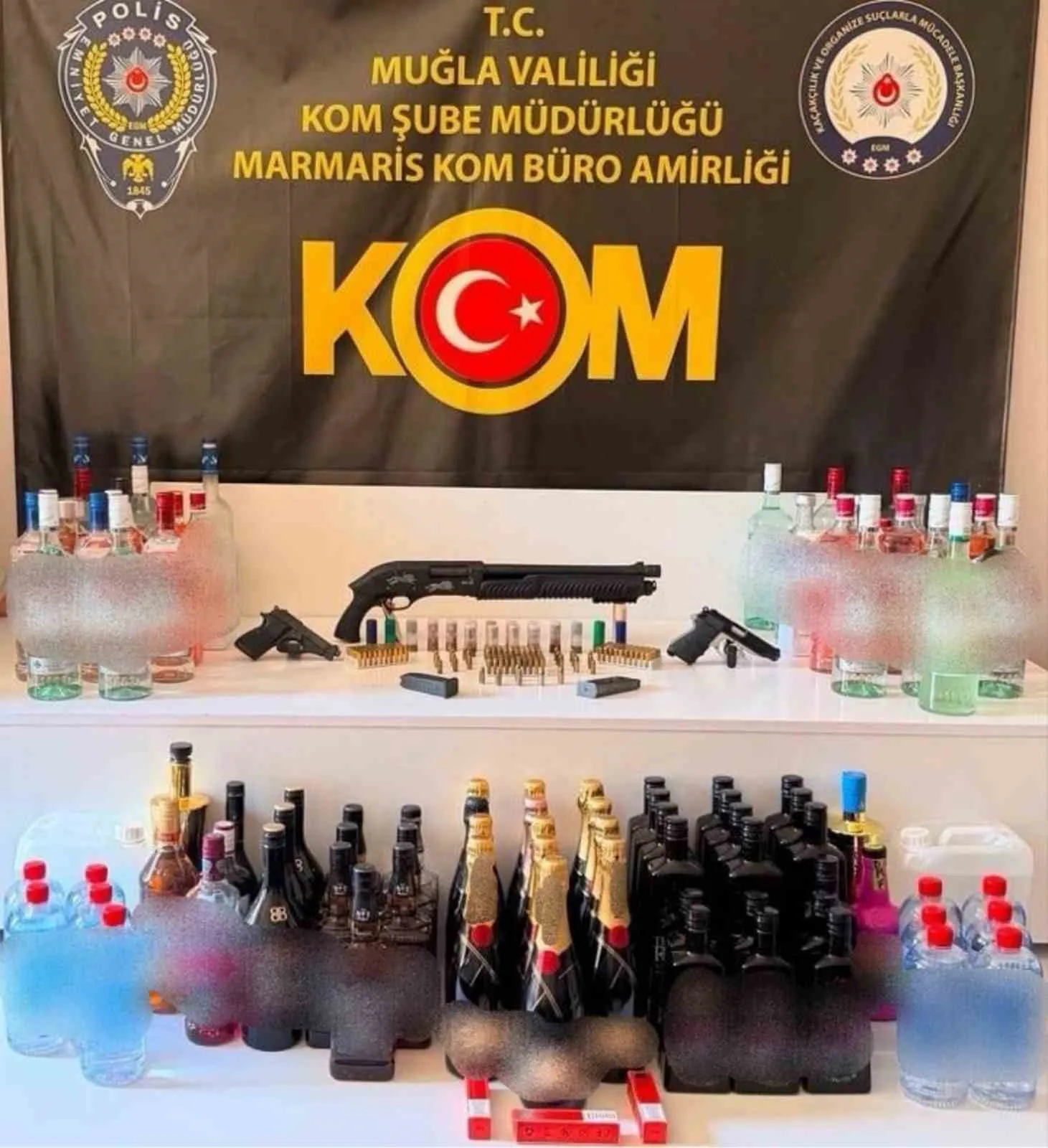 Muğla merkezli suç örgütlerine ağır darbe: Cezaevi firarisi kıskıvrak yakalandı