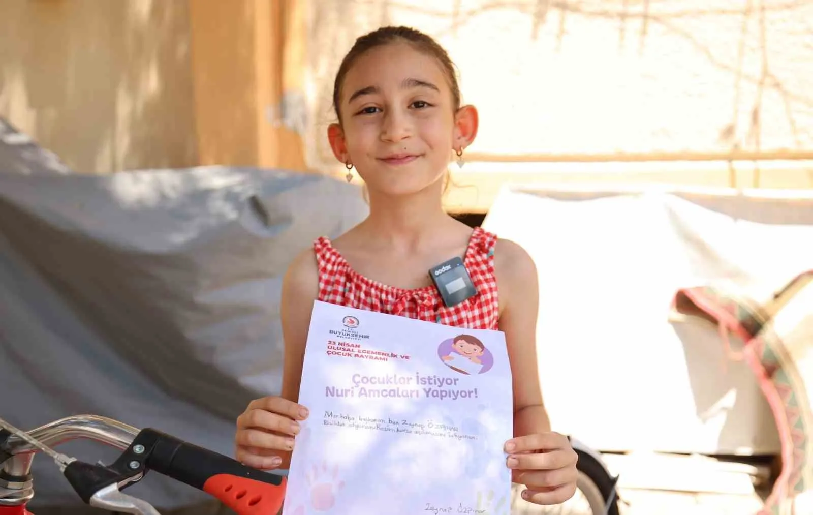 Nuri Amcalarının sözünü tuttu: 6 minik kalbin 23 Nisan hayali gerçeğe dönüştü