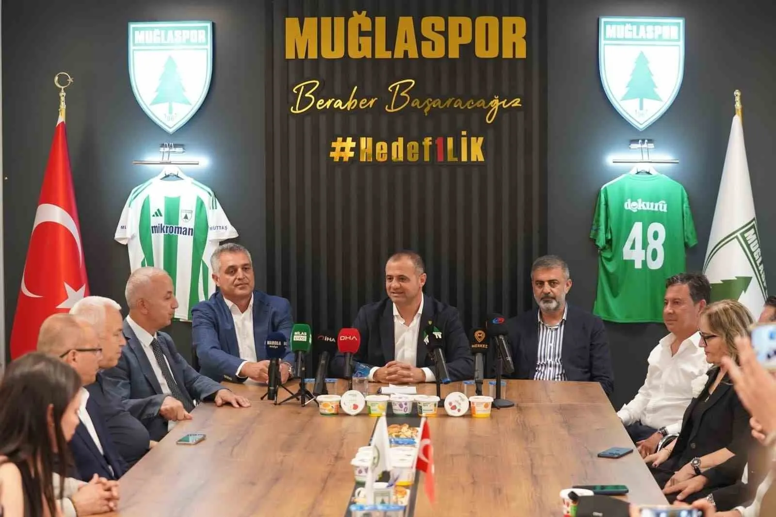 Muğlaspor’da yeni dönem: Yeşil-beyazlılar dev sponsorlarla güç tazeledi