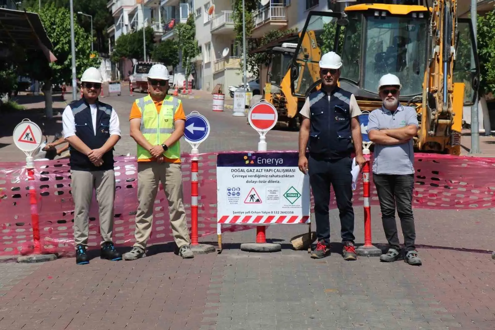 Bozdoğan’da tarihi gün: Doğalgaz konforu için ilk adım atıldı