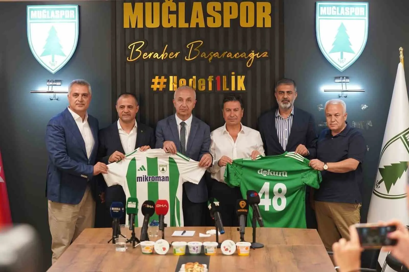 Muğlaspor’da yeni dönem: Yeşil-beyazlılar dev sponsorlarla güç tazeledi