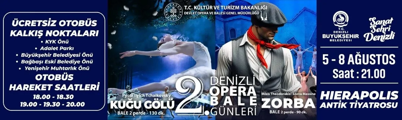 Hierapolis’te sanat rüzgarı: Zorba balesi için geri sayım başladı