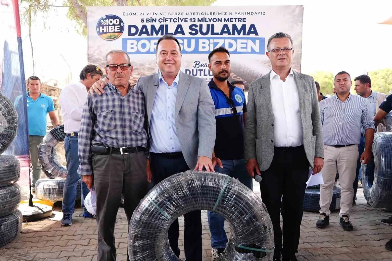 Alaşehirli üreticinin su tasarrufu için dev adım: Milyonluk destek sahaya indi