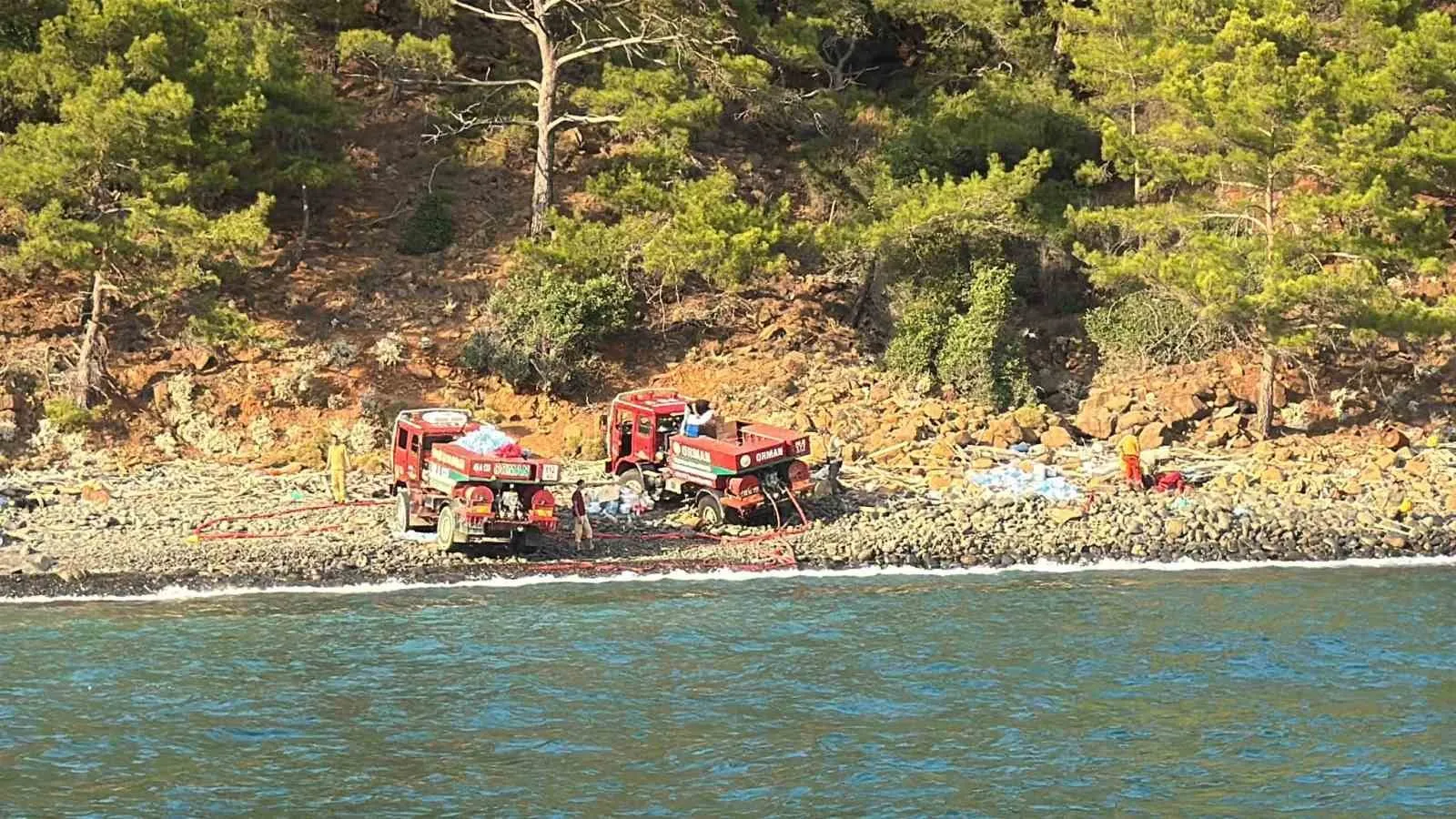 Marmaris’teki orman yangınında dev dayanışma: Kaymakamlıktan kahraman ekiplere teşekkür mesajı