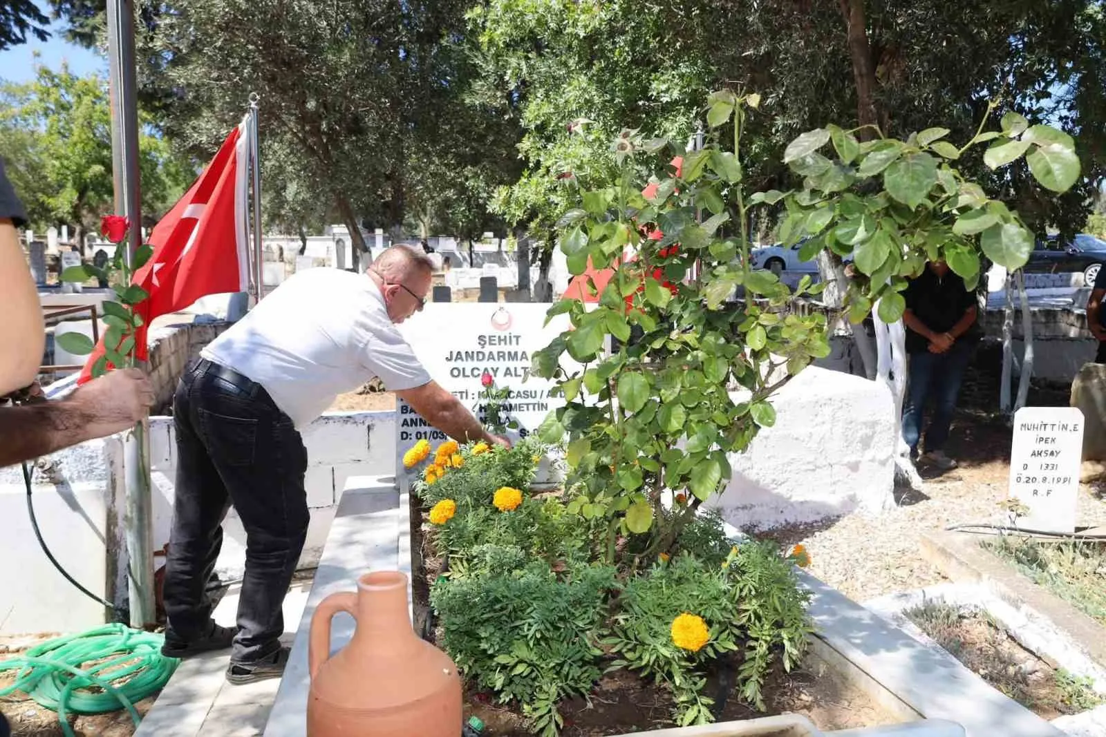 Vatan uğruna can veren kahraman unutulmadı: Olcay Altun dualarla anıldı