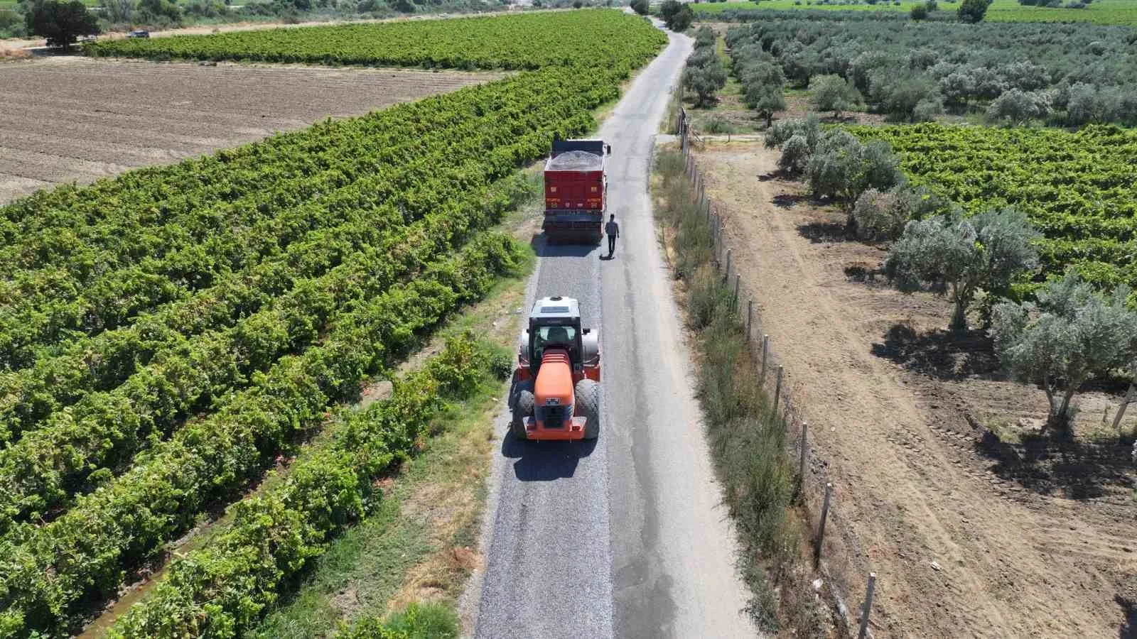Manisa'da tarım trafiğine modern dokunuş: Üreticinin rotası yenileniyor
