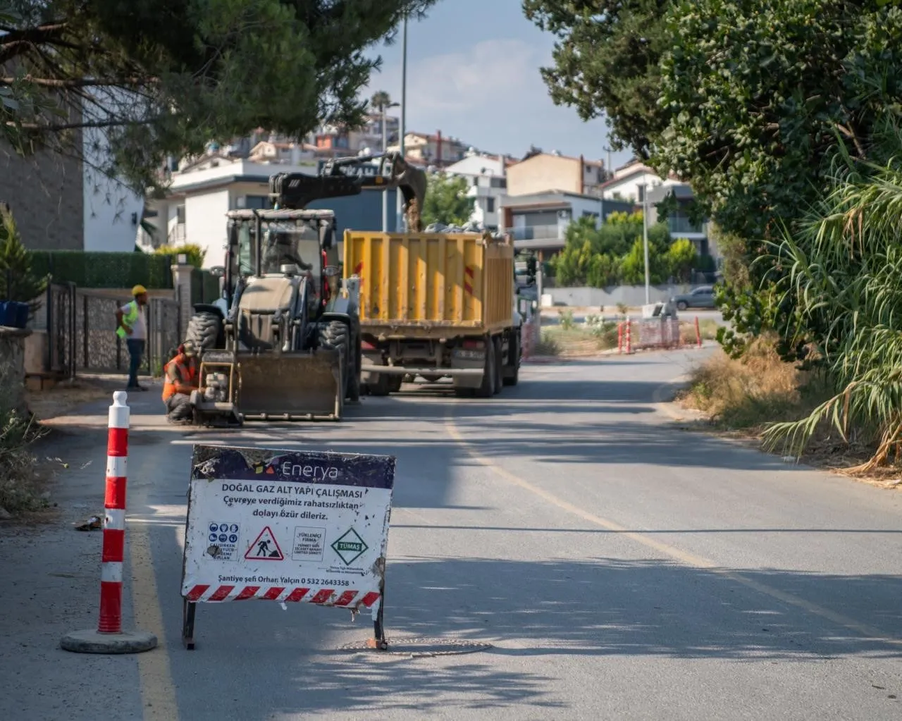 Karaova’da doğalgaz heyecanı: 18 kilometrelik hat için düğmeye basıldı