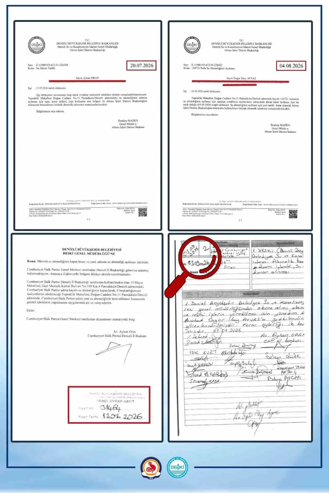 DESKİ’den CHP’nin abonelik iddialarına sert tepki: Usulsüz evrakla işlem yapılamaz