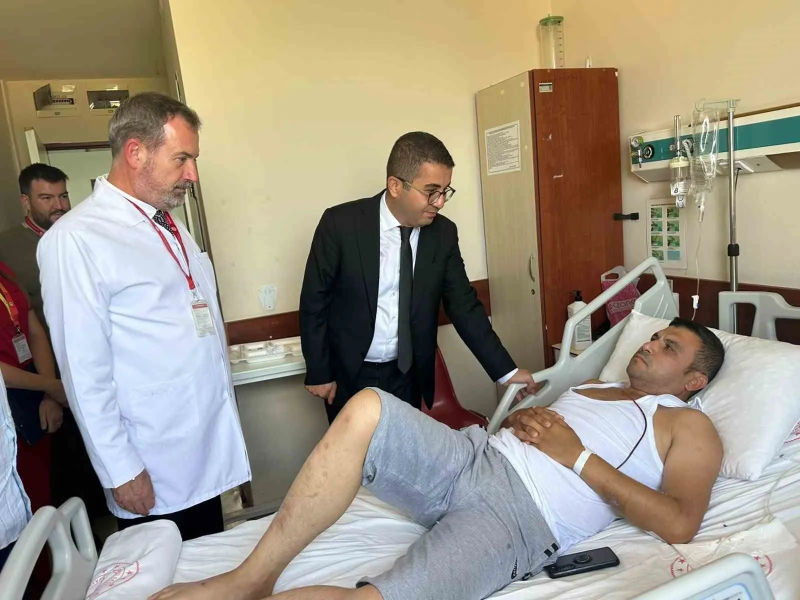 Kaymakam Daştan’dan sağlık tesisine yakın markaj: Hastaların moral kaynağı oldu