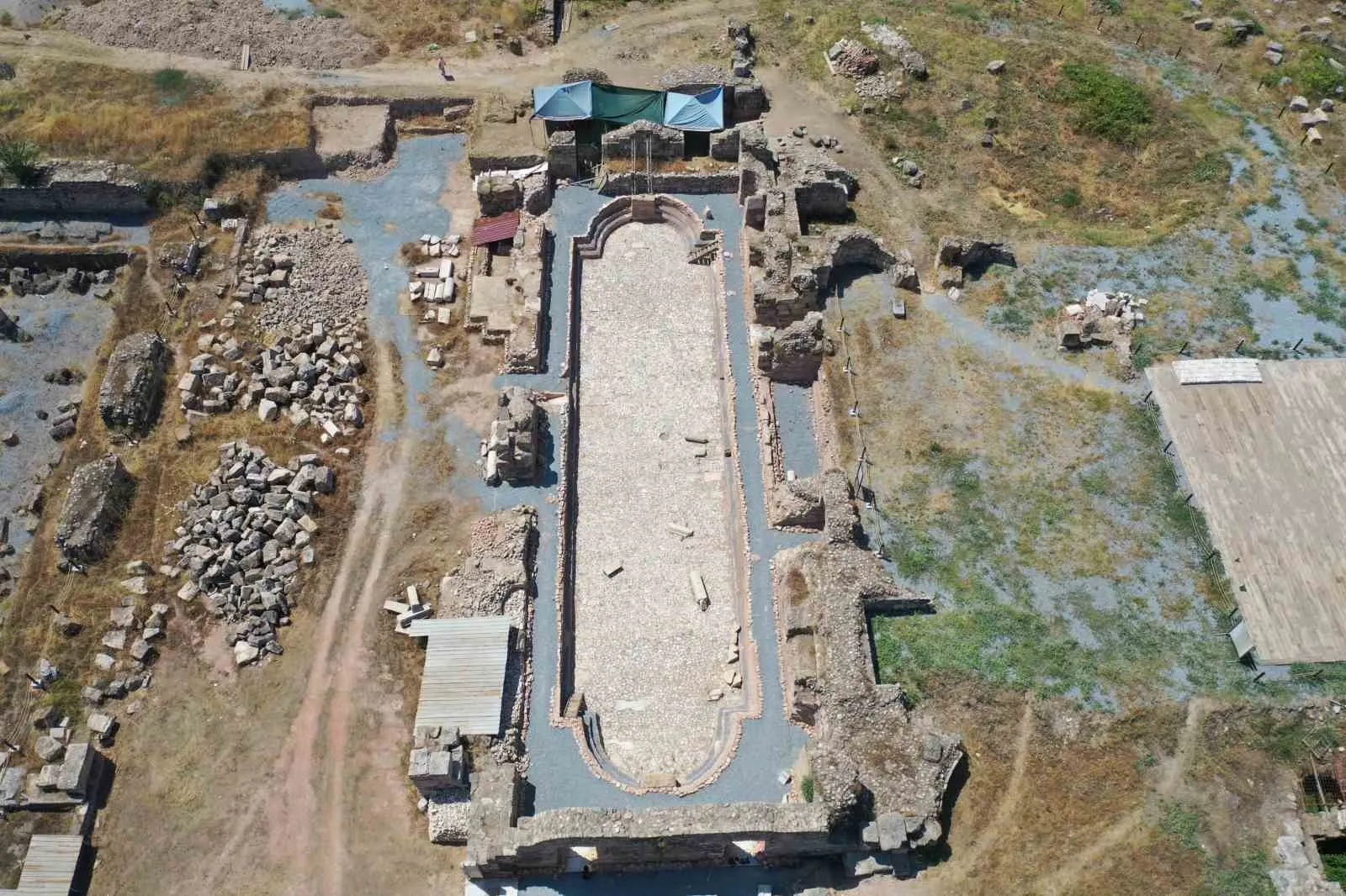 Aydın’ın tarihine dev dokunuş: 2 bin yıllık antik havuz ayağa kaldırıldı
