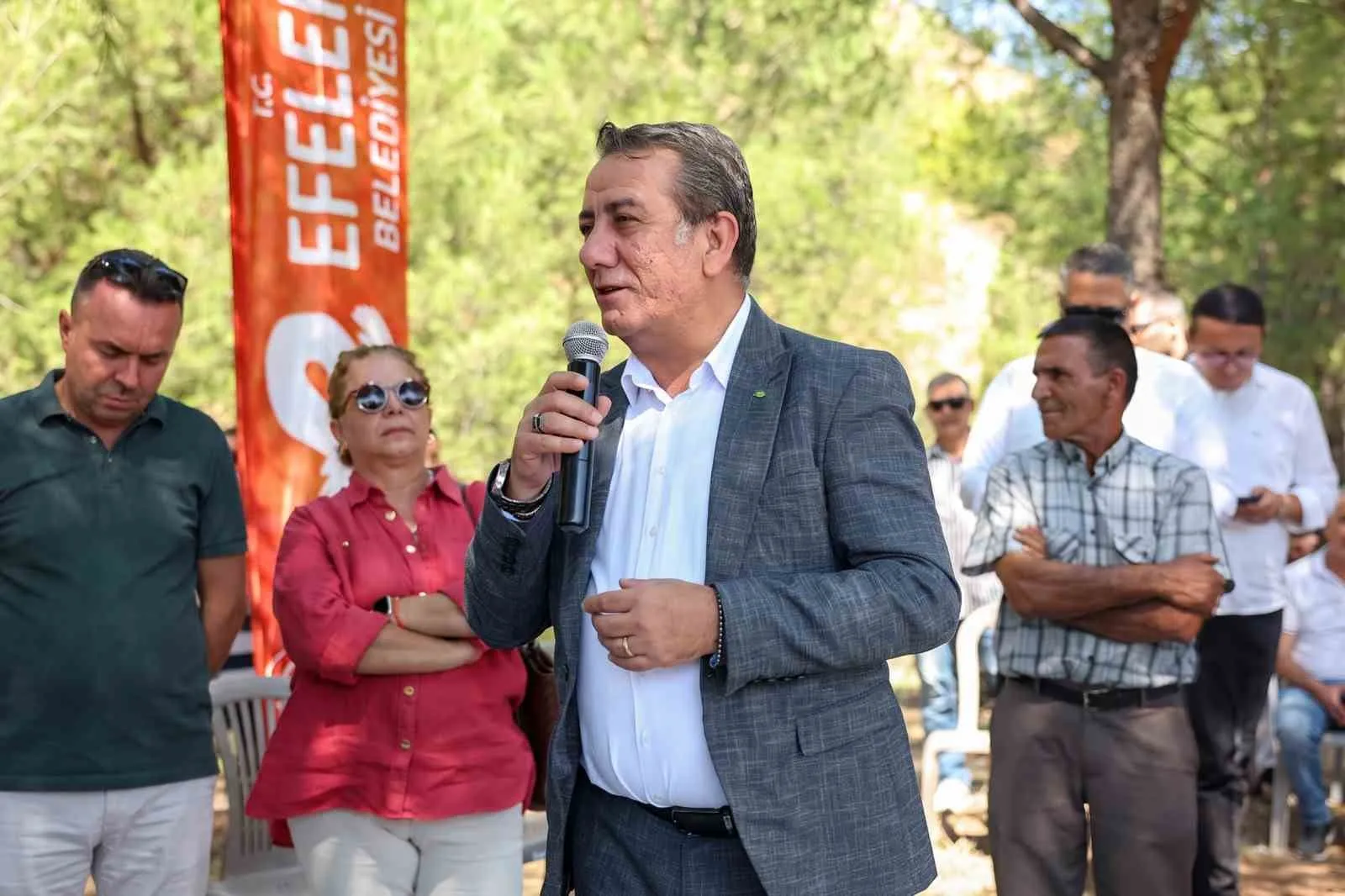 Pınardere’de vefa dolu açılış: Muhtarın ismi parkta yaşayacak
