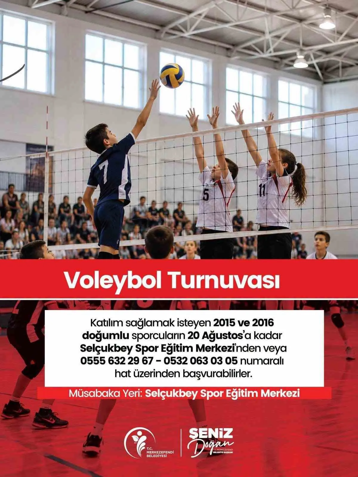 Merkezefendi’de Zafer Bayramı coşkusu sporla taçlanıyor