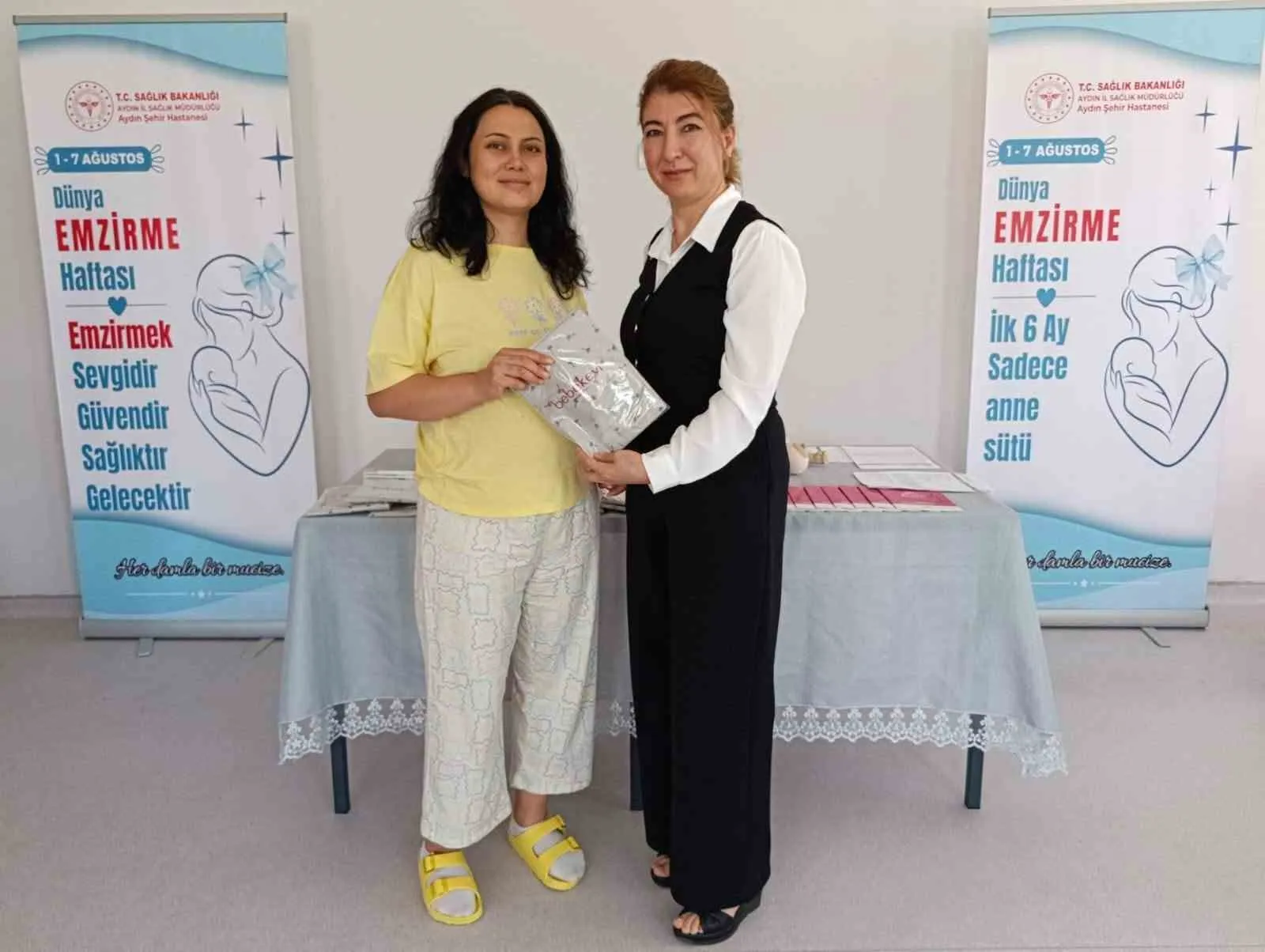 Aydın Şehir Hastanesi’nde anneler bir araya geldi: Lohusalık dönemine dair merak edilenler yanıt buldu