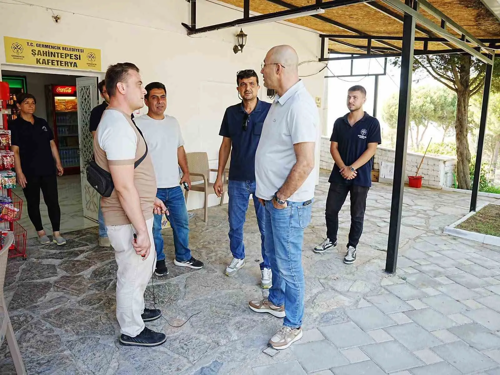 Germencik’te yaz akşamlarına serin dokunuş: Şahin Tepesi baştan aşağı yenileniyor