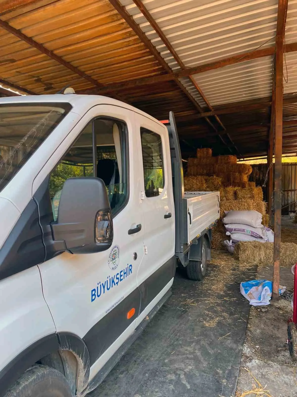 Muğla’da yangın felaketini yaşayan üreticiye belediye eli uzandı