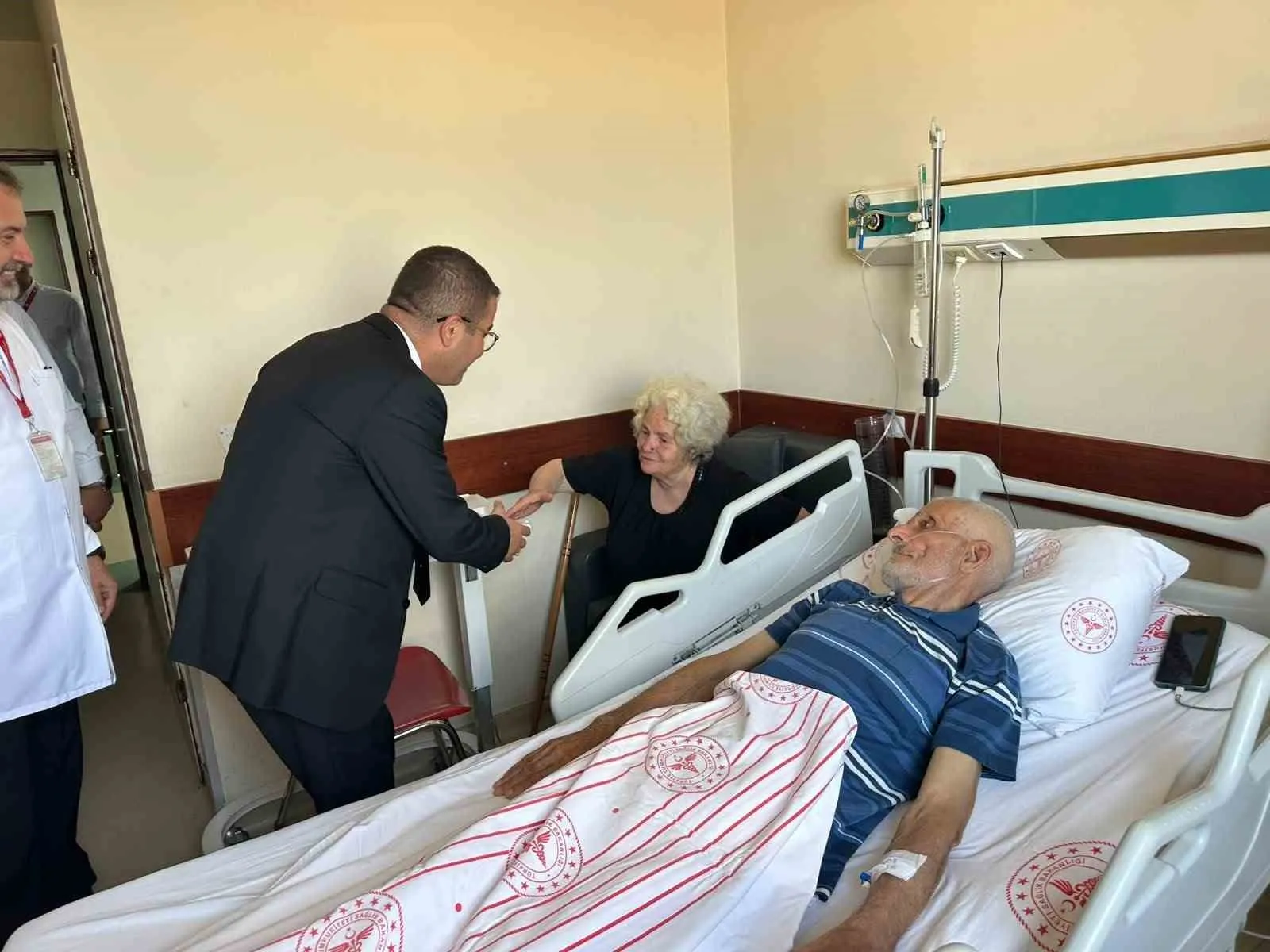 Kaymakam Daştan’dan sağlık tesisine yakın markaj: Hastaların moral kaynağı oldu