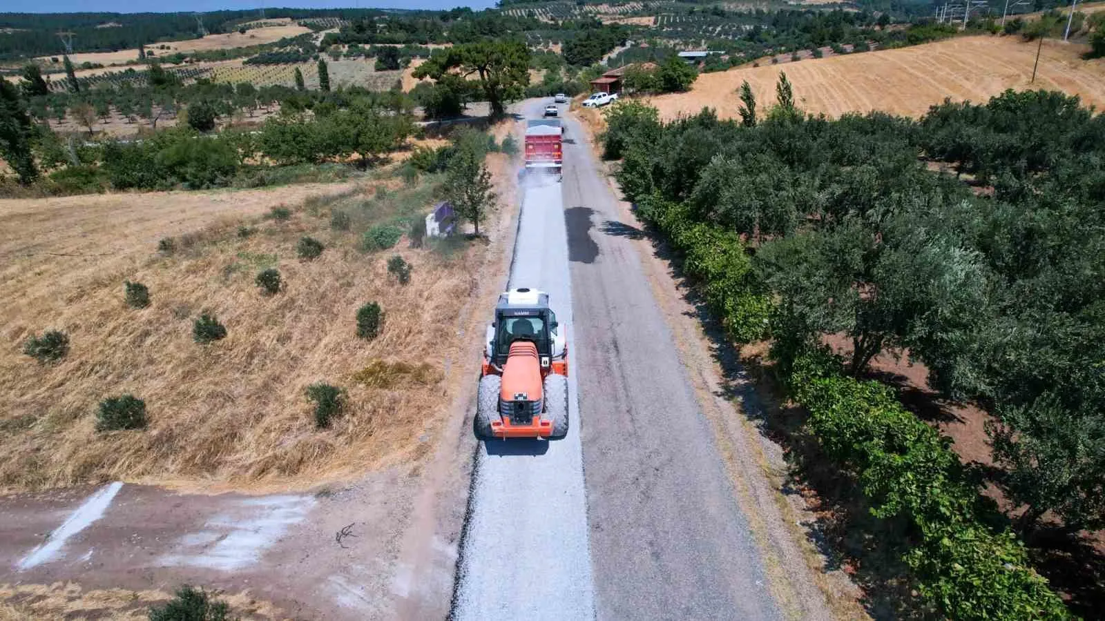 Soma’nın yol ağında dev yenileme: Beyce hattında asfalt seferberliği