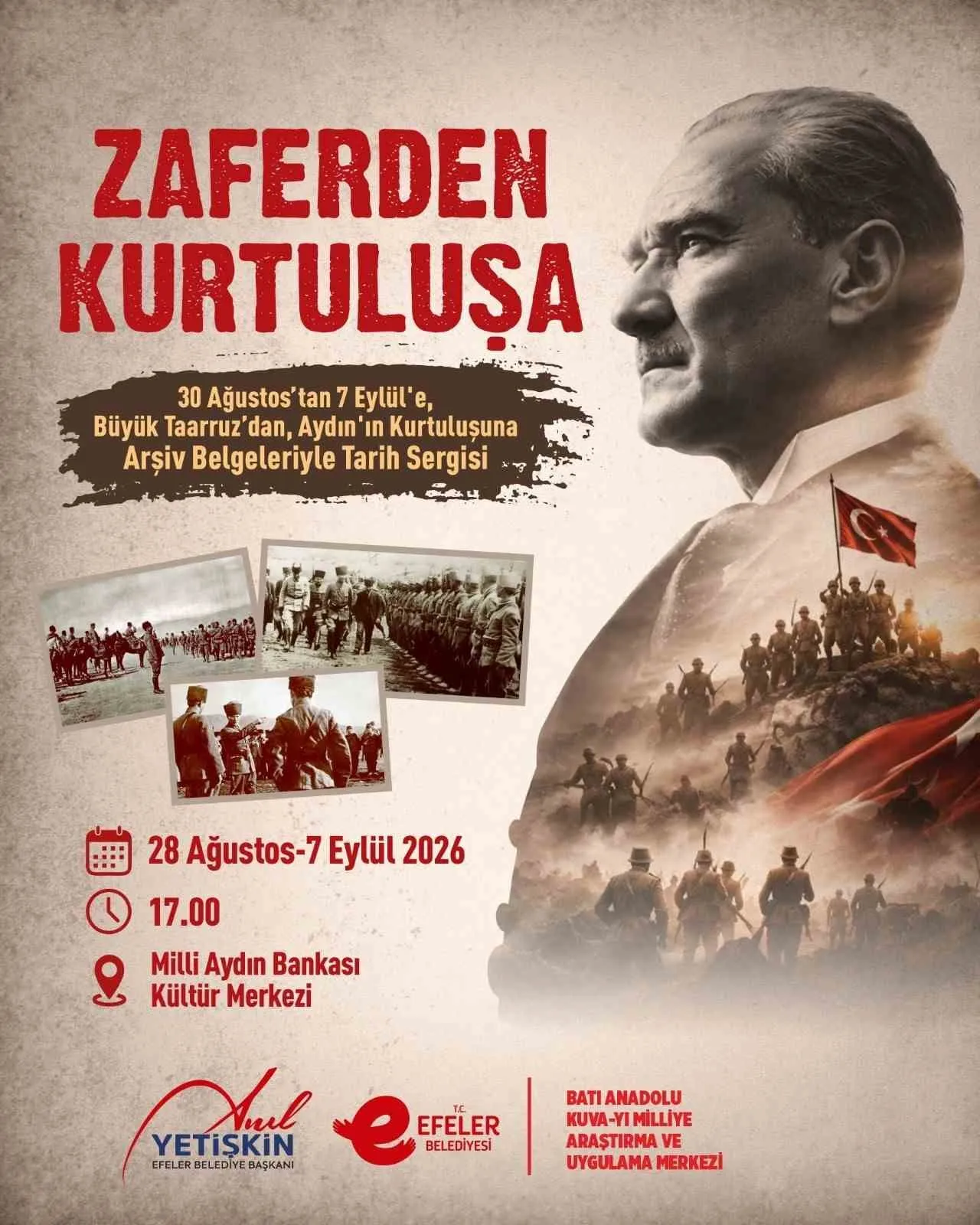 Efeler’de Kurtuluş Destanı: Tarihi Arşivler “Zaferden Kurtuluşa” Sergisinde Buluşuyor