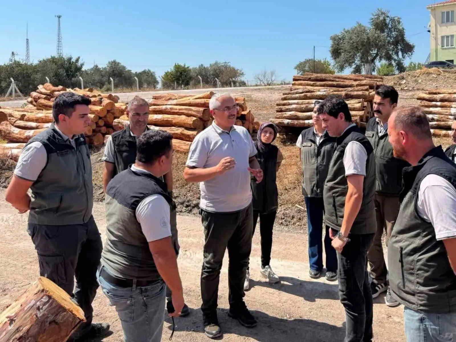 Soma’da yangına karşı sahada denetim: Bölge Müdürü Yılmaz’dan sıkı talimat