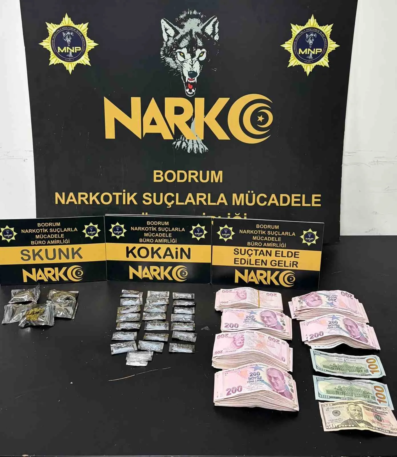 Muğla’da narkotik operasyonu: Zehir tacirlerine geçit yok