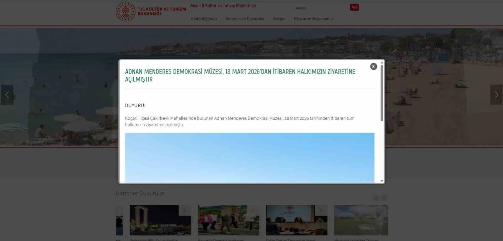Aydın'da müze bilmecesi: Dijital platformlar birbirini yalanlıyor