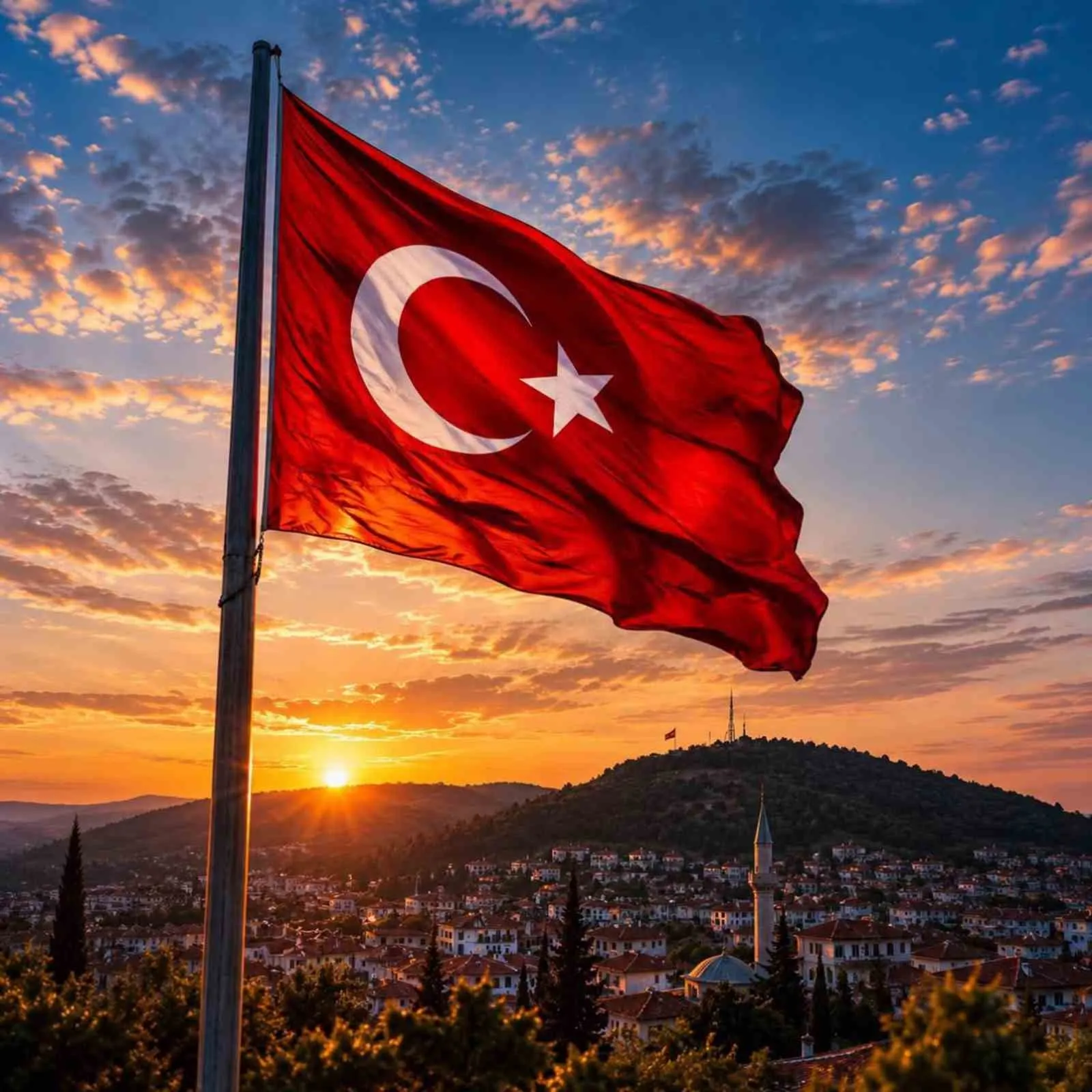 Menteşe’de bayrak seferberliği: Zafer coşkusu pencerelere taşınıyor