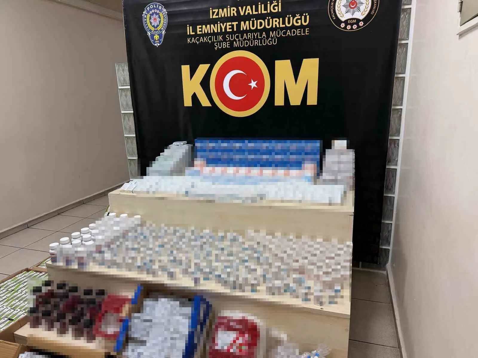 Kas yapma hayali kabusa dönüşüyordu: İzmir'de milyonluk kaçak ilaç şebekesine baskın