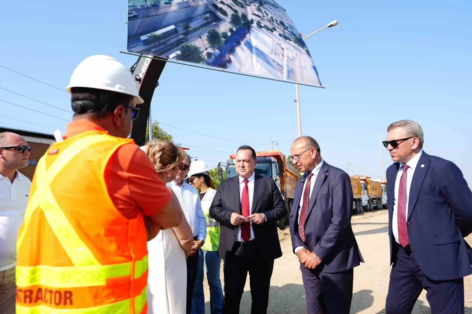 Turgutlu’da trafik çilesine son verecek dev yatırım: Ergenekon Kavşağı’nda ilk harç döküldü