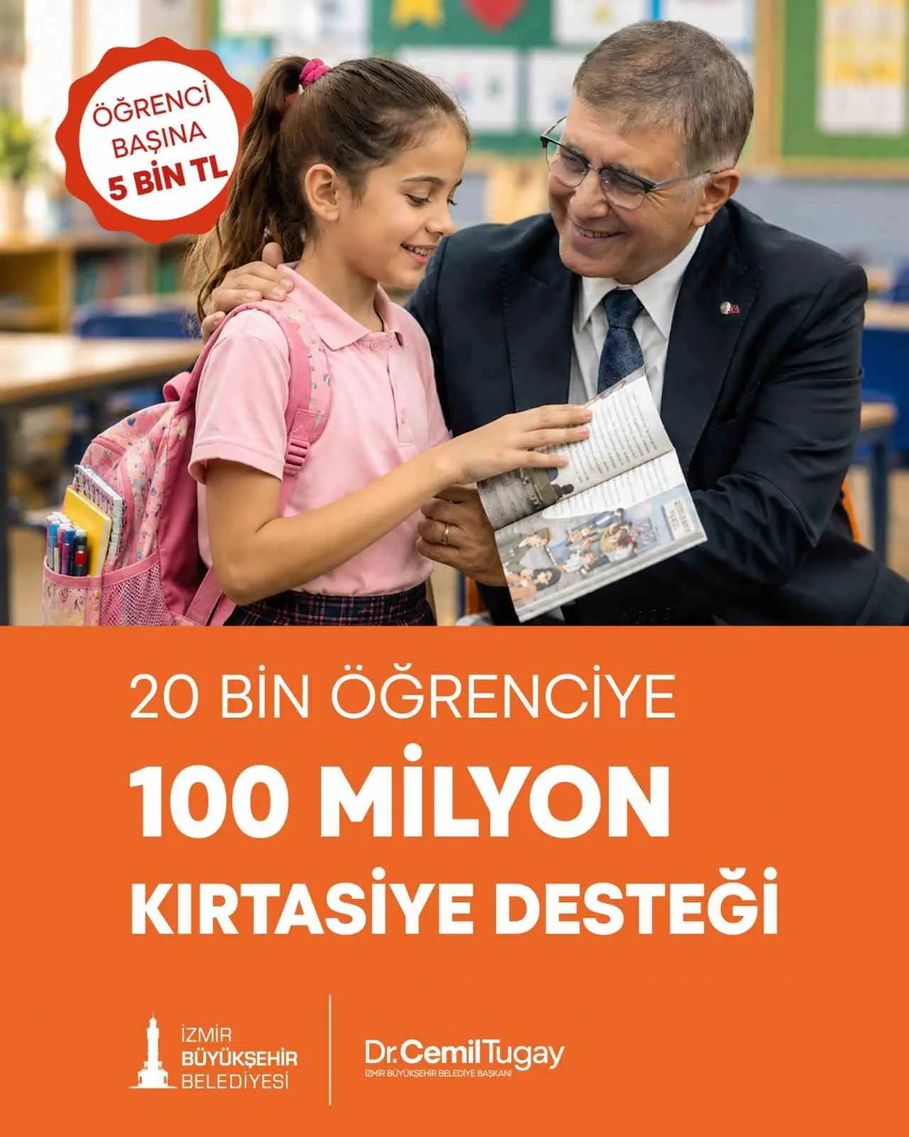 İzmir'de okul heyecanı başladı: 20 bin haneye dev kırtasiye bütçesi
