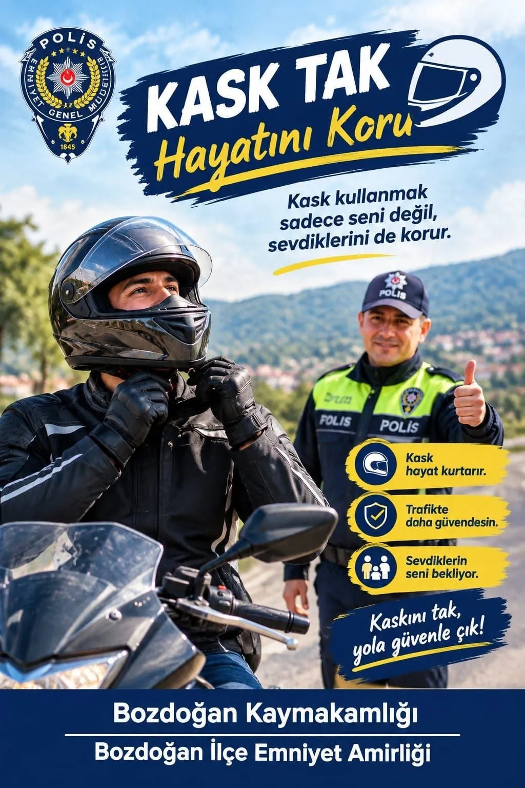 Bozdoğan’da emniyetten kritik uyarı: Huzurunuz için kurallara uyun