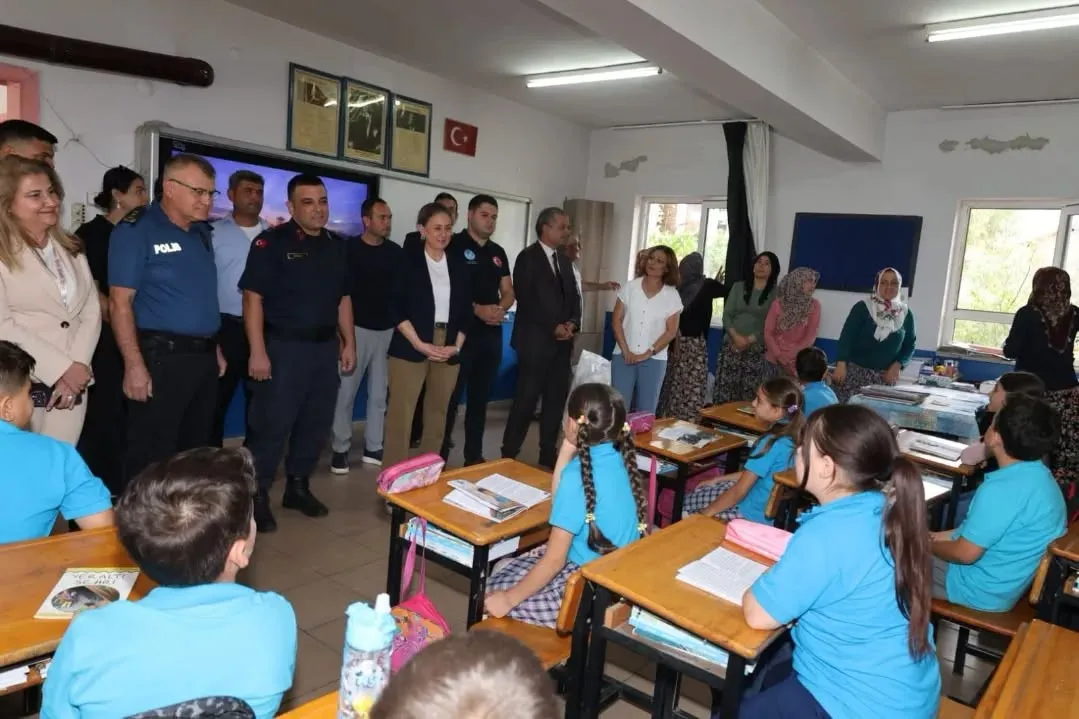 Nazilli'nin kırsal okullarında eğitim mesaisi: Kaymakam Kan'dan yerinde inceleme
