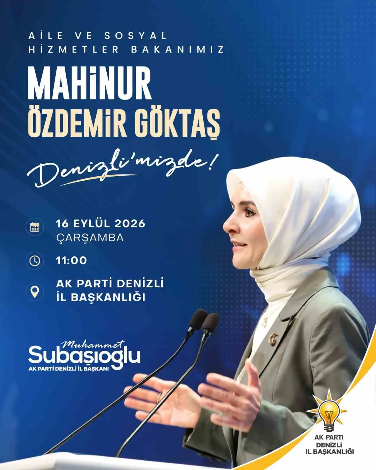 Bakan Göktaş Denizli mesaisine nikah şahitliği ile renk katacak