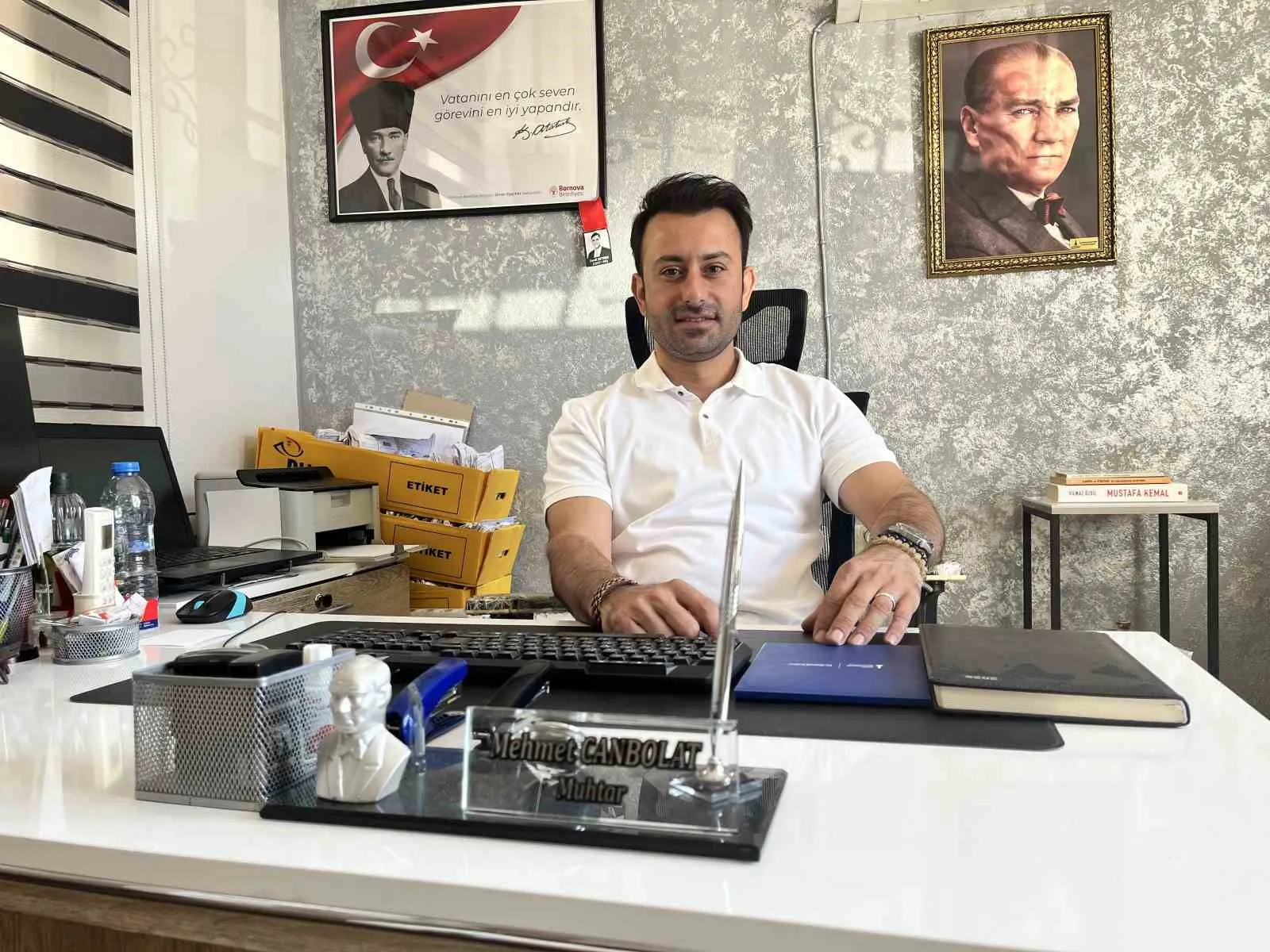 Bornova'da korku dolu anlar: Muhtarın müdahalesi minik çocuğa nefes oldu