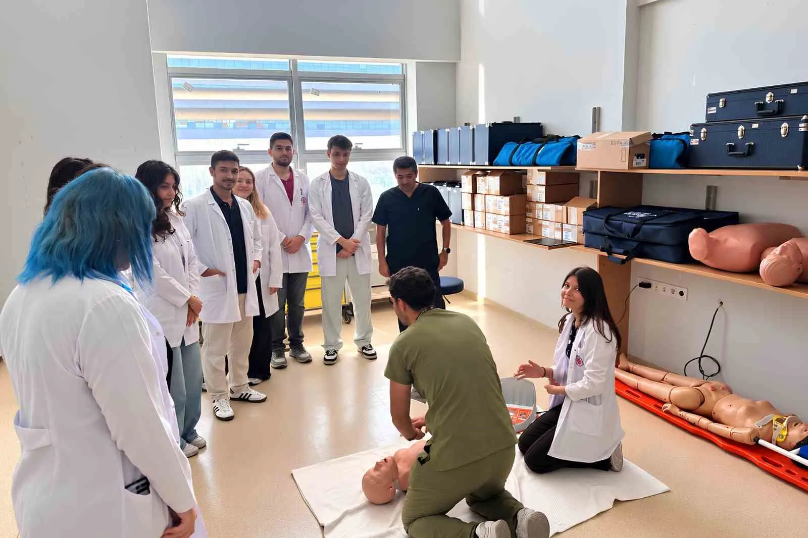 ADÜ Tıp Fakültesi'nde geleceğin doktorlarına kritik müdahale provası
