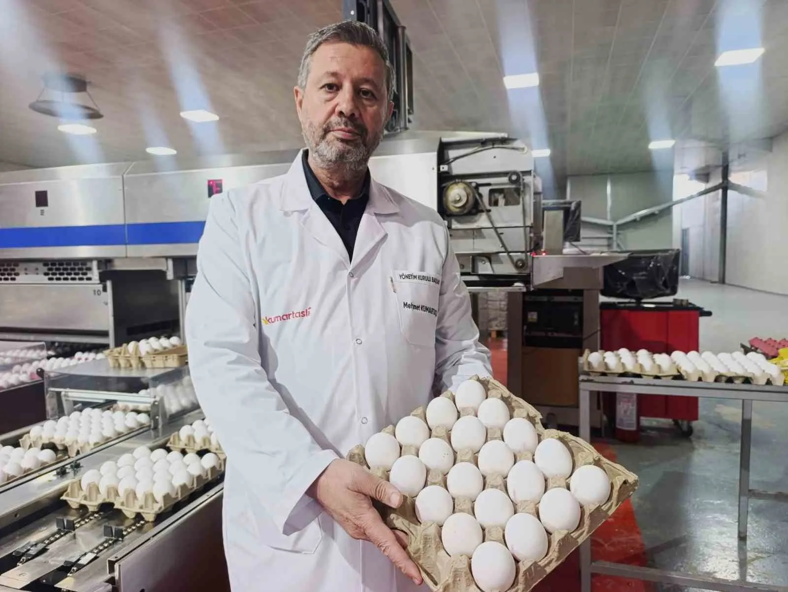 Afyonkarahisar’da yumurta üreticisinin gözü kulağı Tahıl Koridoru’ndan gelecek haberlerde