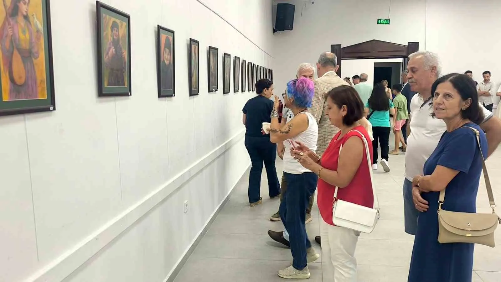 Menteşe’de tuvalde hayat bulan kadın portreleri: Anadolu’dan dünyaya uzanan bir bakış