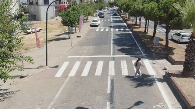 Güzelçamlı’da trafik güvenliği için havadan denetim mesaisi
