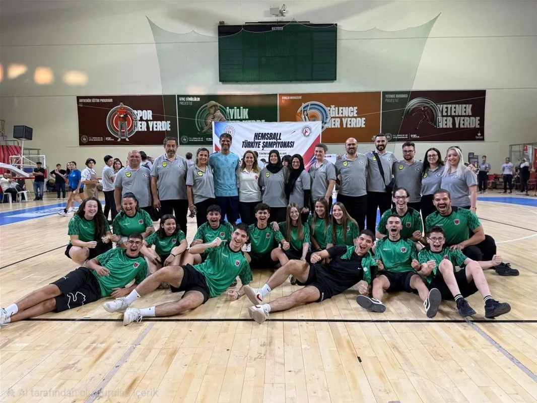 Aydınlı sporcuların Hemsball zaferi: Kürsüyü rakiplerine bırakmadılar
