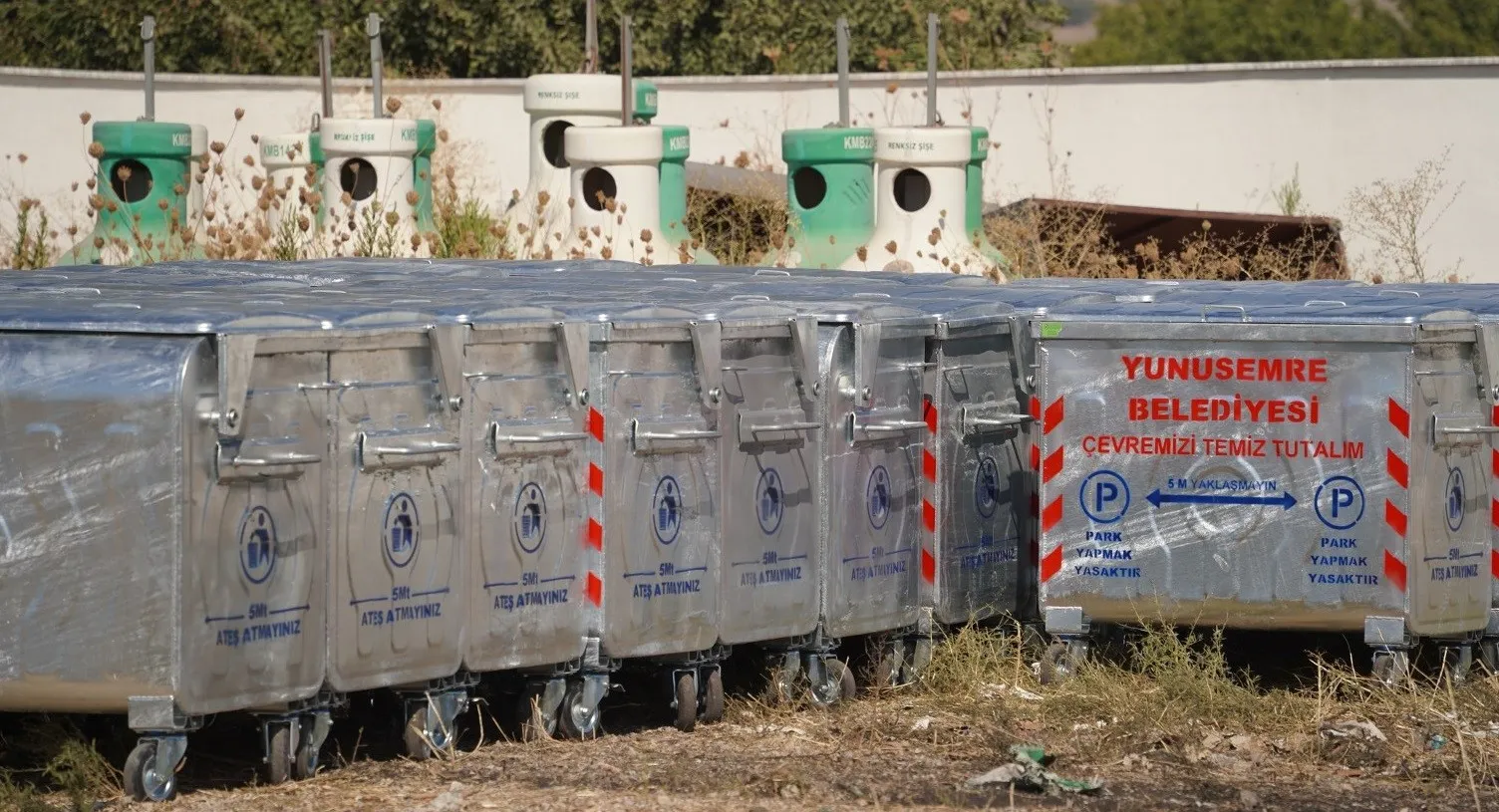 Yunusemre’de çöp konteynerlerinde büyük değişim: Yüzde 90’ı yenilendi