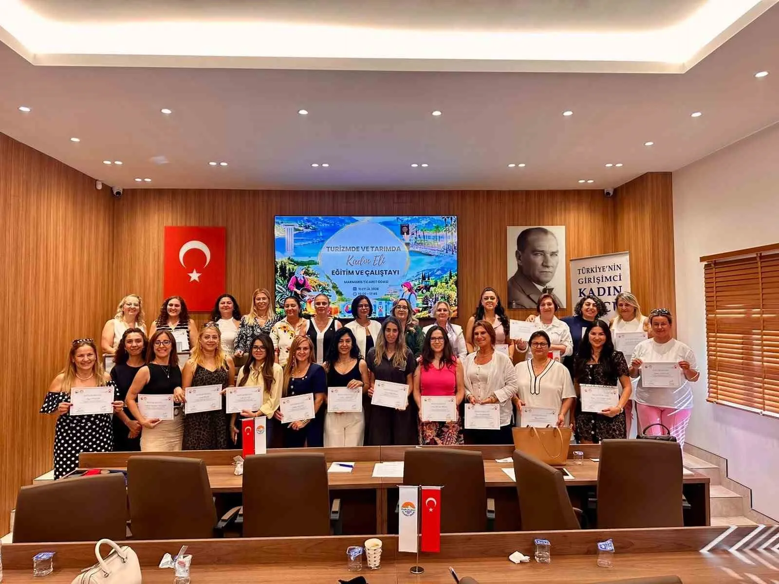 Marmaris’te kadın girişimciler tarım ve turizmi tek çatı altında birleştirdi